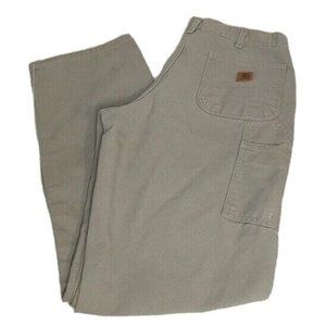 Carhartt Mens Loose Original Fit Washed Duck Work Dungaree B11-Desert Size 36x34